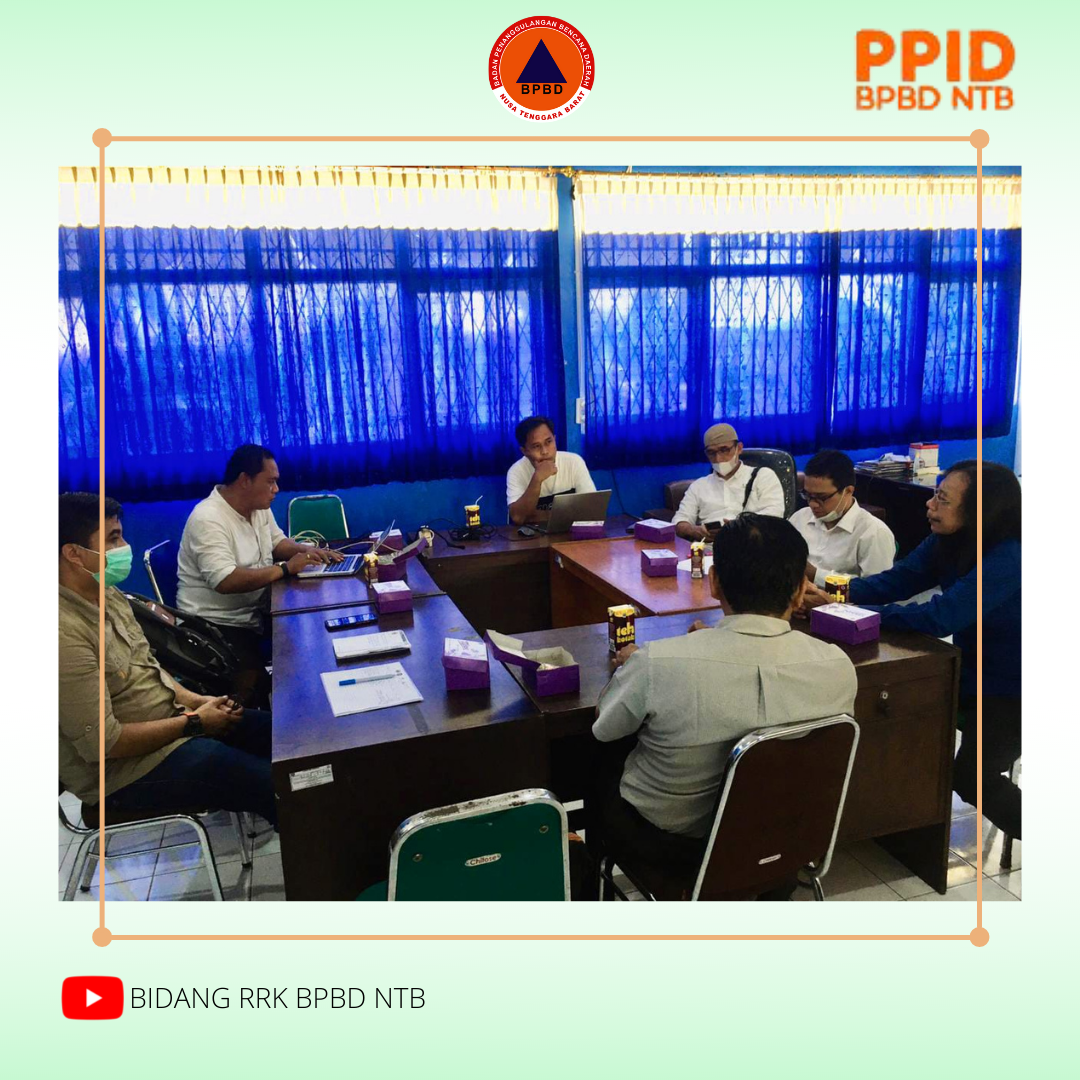Bidang RR dan Kerjasama memfasilitasi Rapat Forum Pengurangan Resiko Bencana Provinsi NTB dalam menyusun program kerja Forum PRB